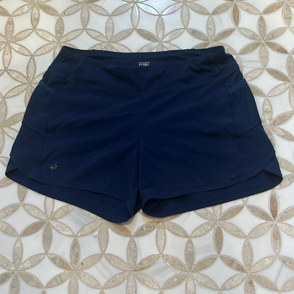 Athleta Navy Blue Workout Shorts